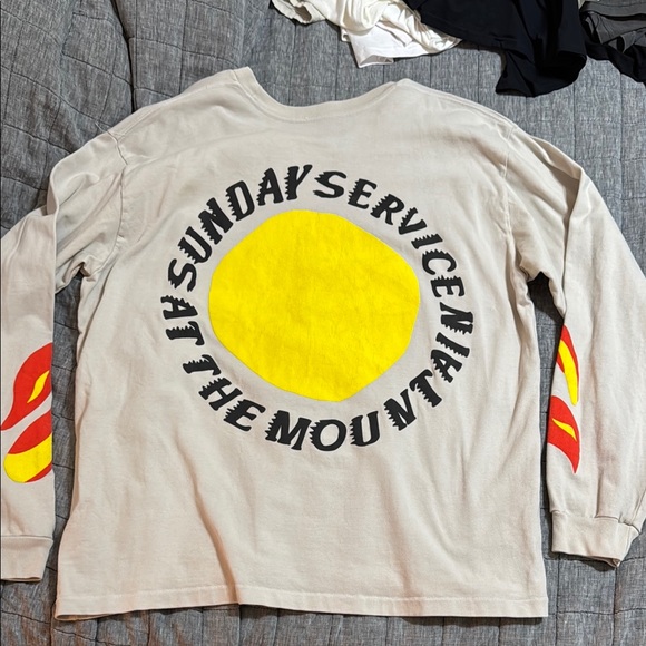 Kanye west Yeezy Sunday Service Holy Spirit Graphic Long Sleeve Shirt - Picture 3 of 3